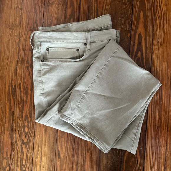 Cremieux Jeans Straight Leg Mens Size 44x30 Comfort Stretch Khaki Tan - Picture 5 of 5